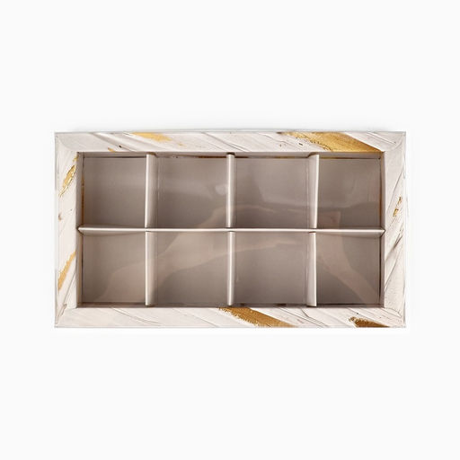 Цена за 5 шт. Коробка под 8 конфет с ячейками «Счастья», 10 х 18.5 х 3 см