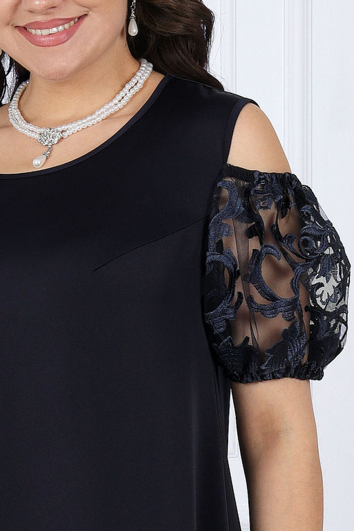 Платье Ninele 7431-Р темно-синий - Mira fashion фото 488