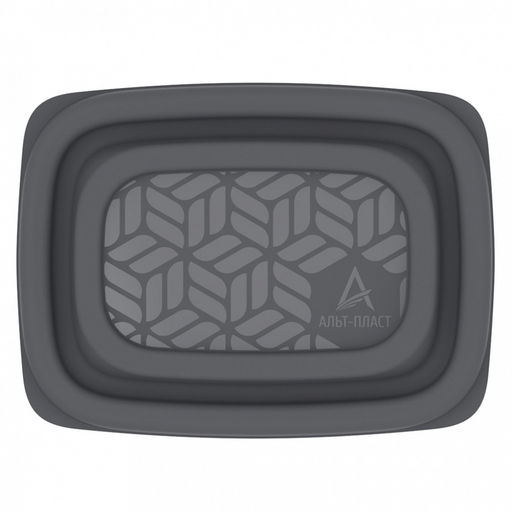 Контейнер для продуктов Гурман 0,31л, 12,8х9,5х5,2см, полипропилен, графит, подходит для СВЧ и заморозки (Россия) - Домашняя Мода фото 2