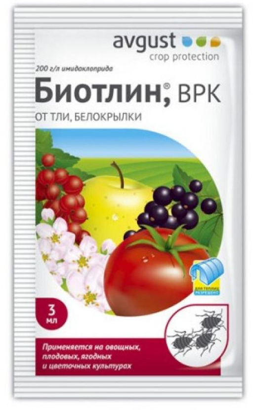 Август Биотлин от тли, белокрылки 3 мл (200 шт./упак.)