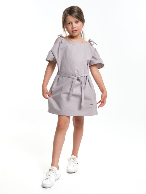 Платье летнее из хлопка UD 7937 св.серый - Mini maxi фото 5