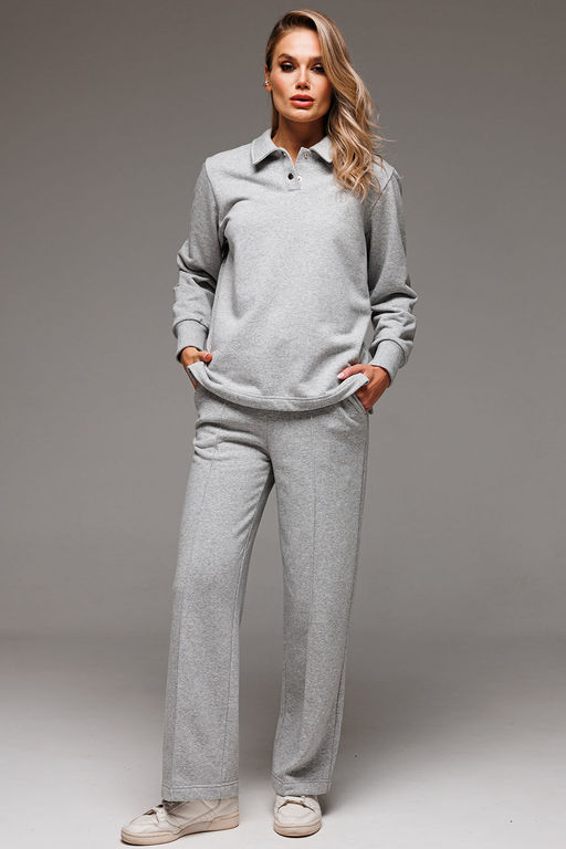 Костюм GO F3063/50-04.164-170 серый меланж