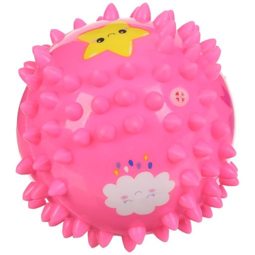 Развивающий тактильный мячик Крошка Я «Принцесса», ø9 см, с пищалкой, от 6 мес.