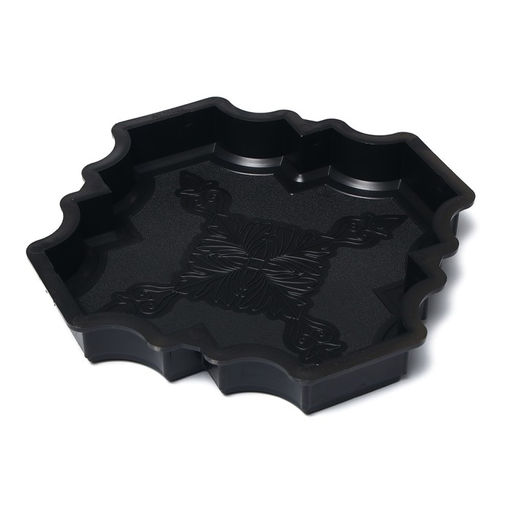 Цена за 10 шт. Форма для тротуарной плитки «Клевер краковский большой», 29 × 29 × 4 см, шагрень, 1 шт.