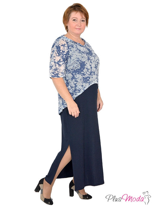 Туника Модель №335 размеры 44-80 - Plusmoda фото 2