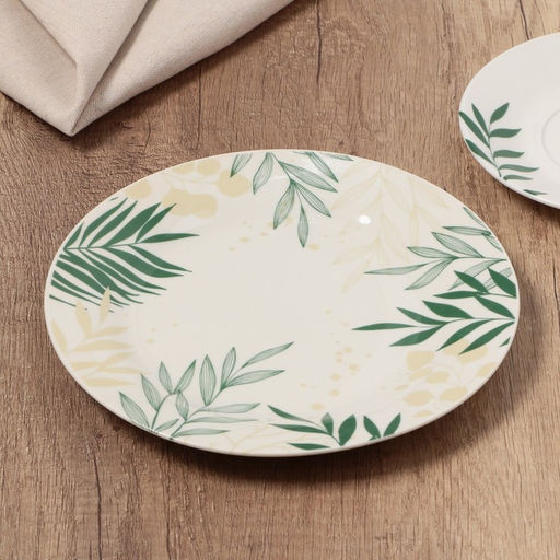 Тарелка керамическая «Листья», 20 см, Dolce Ceramo