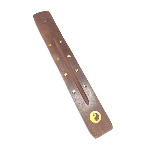 Подставка под благовония PATTI Лыжа Инь-Янь дерево уп 10шт PWH-P-YY - Сандаловый дом фото 3