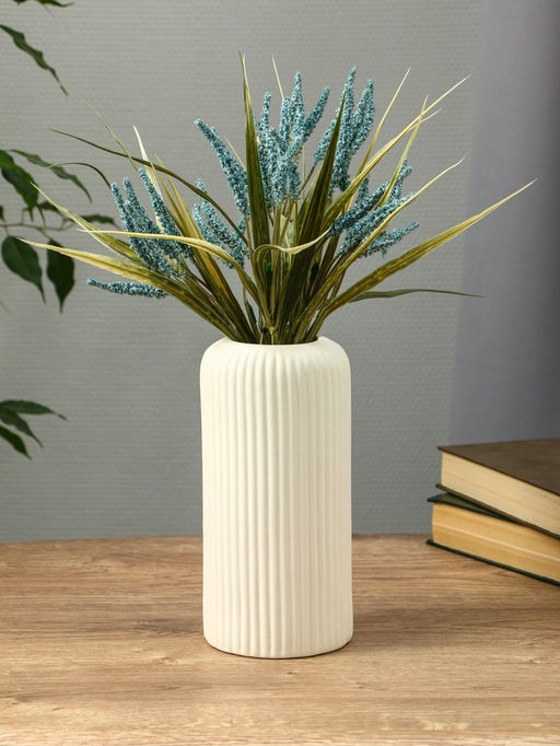 Ваза для цветов «Флоранс классик», 20×9.5×7 см, керамика, белая