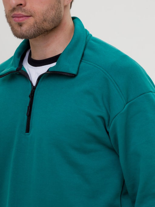 325П Костюм мужской со свитшотом, изумруд - Knitka wear фото 10