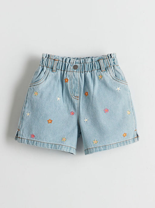 Beli Lastikli Nak??l? K?z ?ocuk Jean ?ort