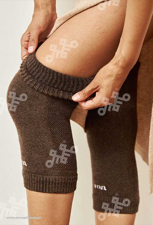 Наколенники короткие из 100% монгольской шерсти (арт. 03128) - Тод оймс ххк фото 6