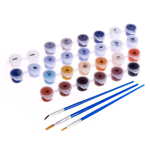 Картина по номерам на холсте с подрамником Кролик на снегу 40 ? 50 см - Школа талантов фото 5