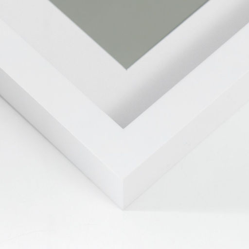 Фоторамка для фото 18×20 см Viola, МДФ, паспарту 13×15 см, белый