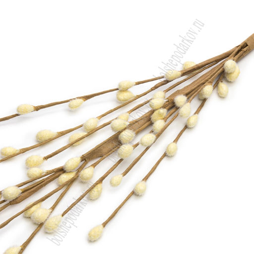 Веточка декоративная "Верба" 70 см (SF-8132) желтый