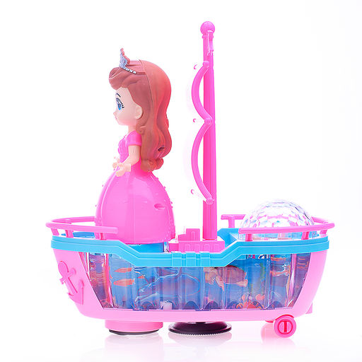 Лодка на батарейках, в  коробке