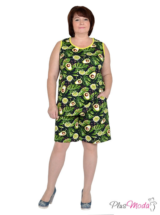 Майка Модель №604 размеры 44-84 - Plusmoda фото 3