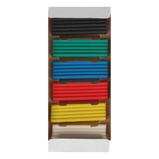 Цена за 4 шт. Пластилин Calligrata, 6 цветов, 90 г