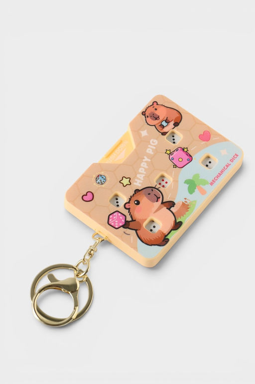 Брелок для ключей «Игра: Механические кости. Капибара», 8.5×5.6×0.9 см