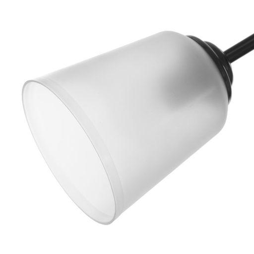 Люстра на потолок BayerLux «Онлайн», 3×15 Вт, Е27, черный/прозрачный