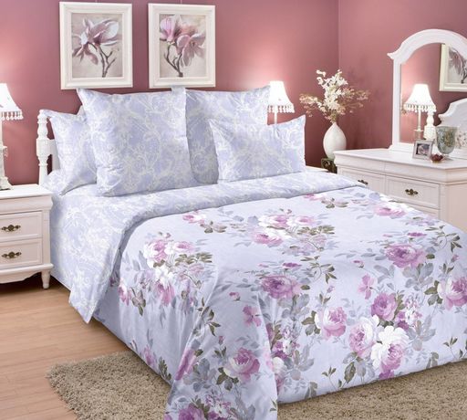 Постельное белье - Перкаль Оттепель Евро (молния) - Luteks фото 2