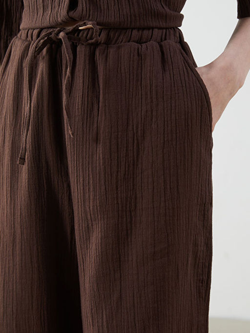 Beli Lastikli Dokulu Kad?n Pantolon