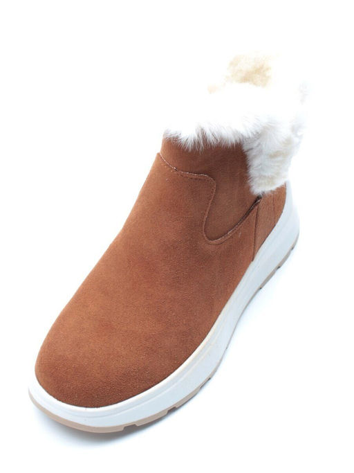 10-M7 BROWN Ботинки зимние женские - No name фото 3