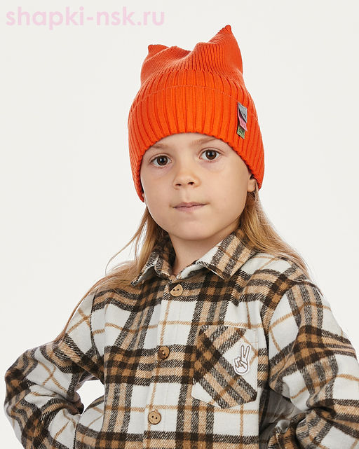 1201V1 Кошка вискоза Колпак для девочки (50-52)