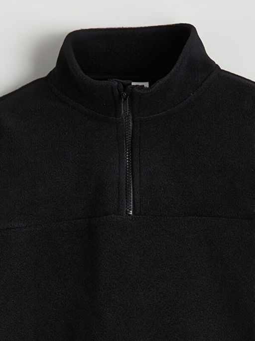 Dik Yaka Erkek ?ocuk Polar Sweatshirt