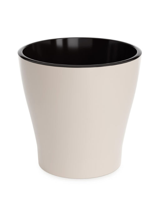 Цена за 2 шт. Горшок цв. "Лея" 2,2л двойной (бежевый) М7937