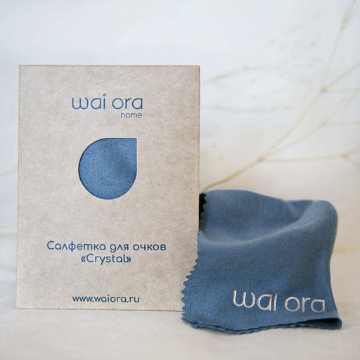 Салфетка для очков Crystal (Стальной) - Wai ora фото 5