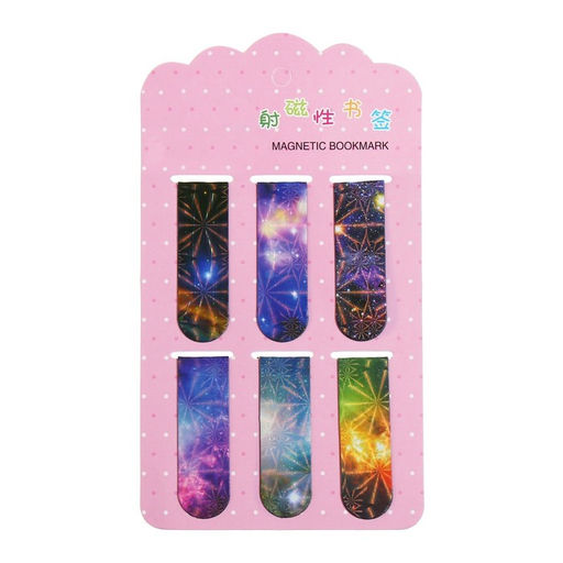 Набор магнитных закладок для книг Calligrata «Вселенная», 6 шт., МИКС