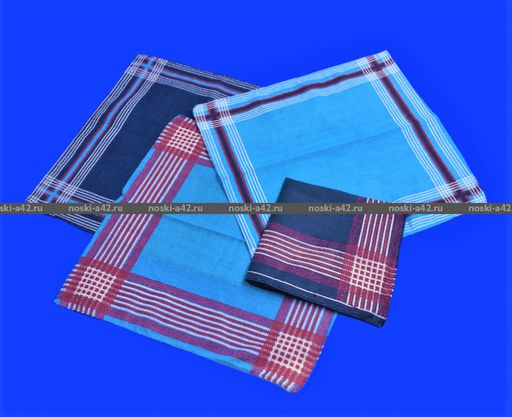 Цена за 10 пар. Носовые платки мужские 30х30 - For you фото 2