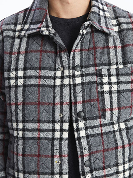 Standart Kal?p G?mlek Yaka Erkek Mont