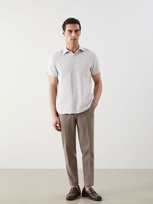 Regular Fit K?sa Kollu Arm?rl? Erkek G?mlek