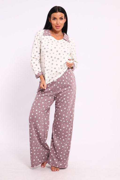 33524 Пижама с брюками палаццо - Натали фото 8