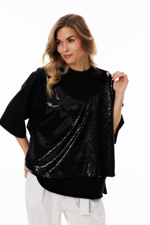 Блуза Lars Style 1053 черный