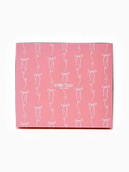 Цена за 2 шт. Коробка подарочная Розовый бант, 23.5?20.5?5.5 см