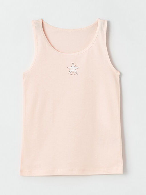 Bisiklet Yaka Bask?l? K?z ?ocuk Atlet 2li - Waikiki фото 2