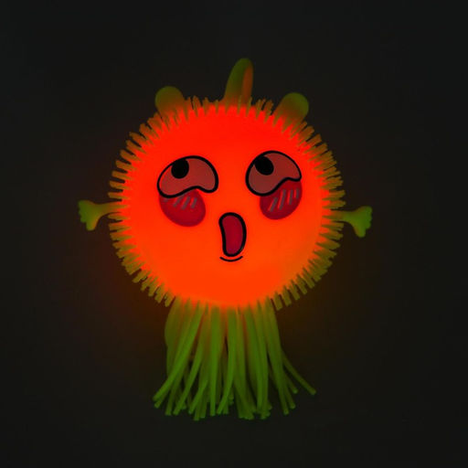 Цена за 12 шт. Ёжка «Головастик», световой, цвета МИКС