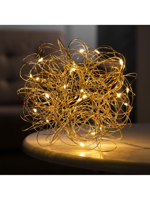 Светодиодная фигура «Облачко» 20 см, 20 LED, от батареек AAx2, свечение тёплое белое