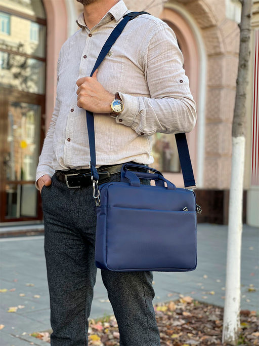 LACCOMA сумка 609-21-синий полиэстр полиэстр