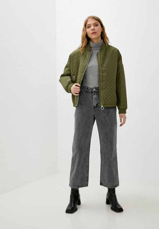 Стеганая куртка-бомбер - Incity фото 4