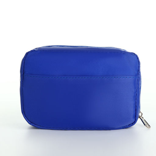 Косметичка - органайзер дорожная женская на молнии, с карманами, синяя - Simaland фото 2