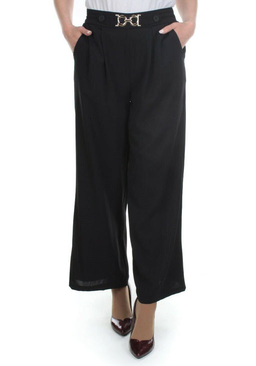 KD-1053 BLACK Брюки женские - Фабричный китай фото 2