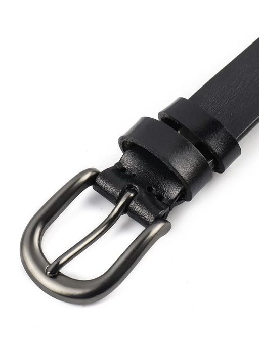 Мужской кожаный ремень Dierhoff ДРК 3051/3-30 Черный - Sergio valentini фото 3