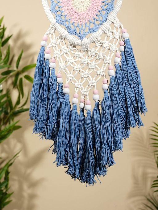 Ловец снов «Голубое сердце», 17×50 см