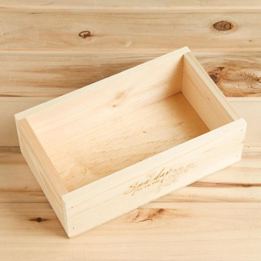 Ящик Spa Day at Home, 24.5×14×8 см, деревянный