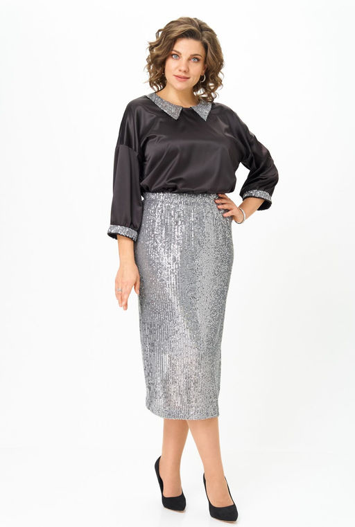 Костюм ANDINA CITY 9089-25 черный/серый