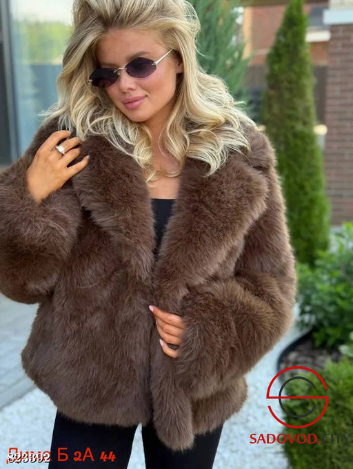 Шуба женская из искусственного меха