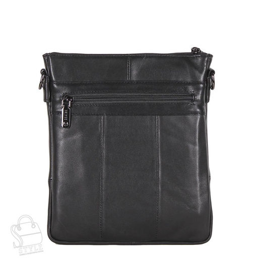 Сумка мужская кожаная 2301Z black Zinimsk в Новосибирске